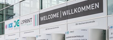 Willkommensschild bei CCE International